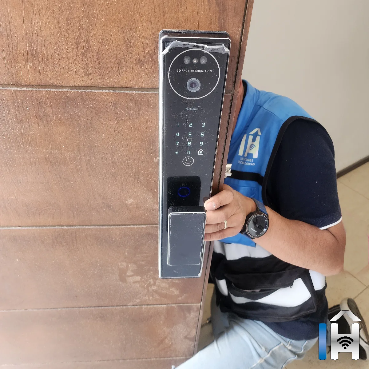 Instalación real de sistema inteligente en sitio